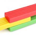 Photo of three sticks of modelling clay