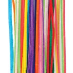 Photo of colourful pipe cleaners