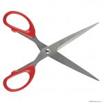 Photo of open scissors