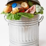 Photo of filled garbage can