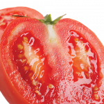 Photo of halved tomato