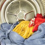 Photo of clothes inside of dryer