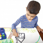 Photo of child painting