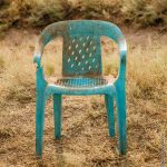 Photo of weathered garden chair