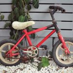 Photo of weathered bicycle