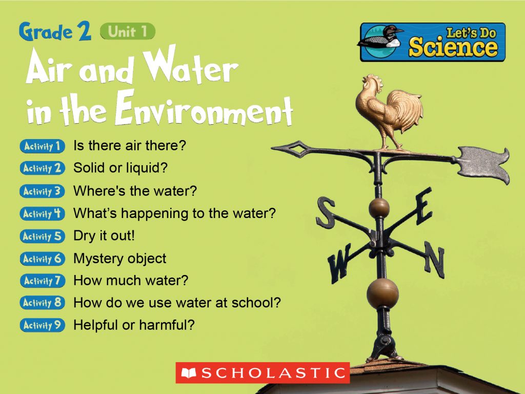 Image of IWB Activities home page with title, list of activities, and photo of weathervane