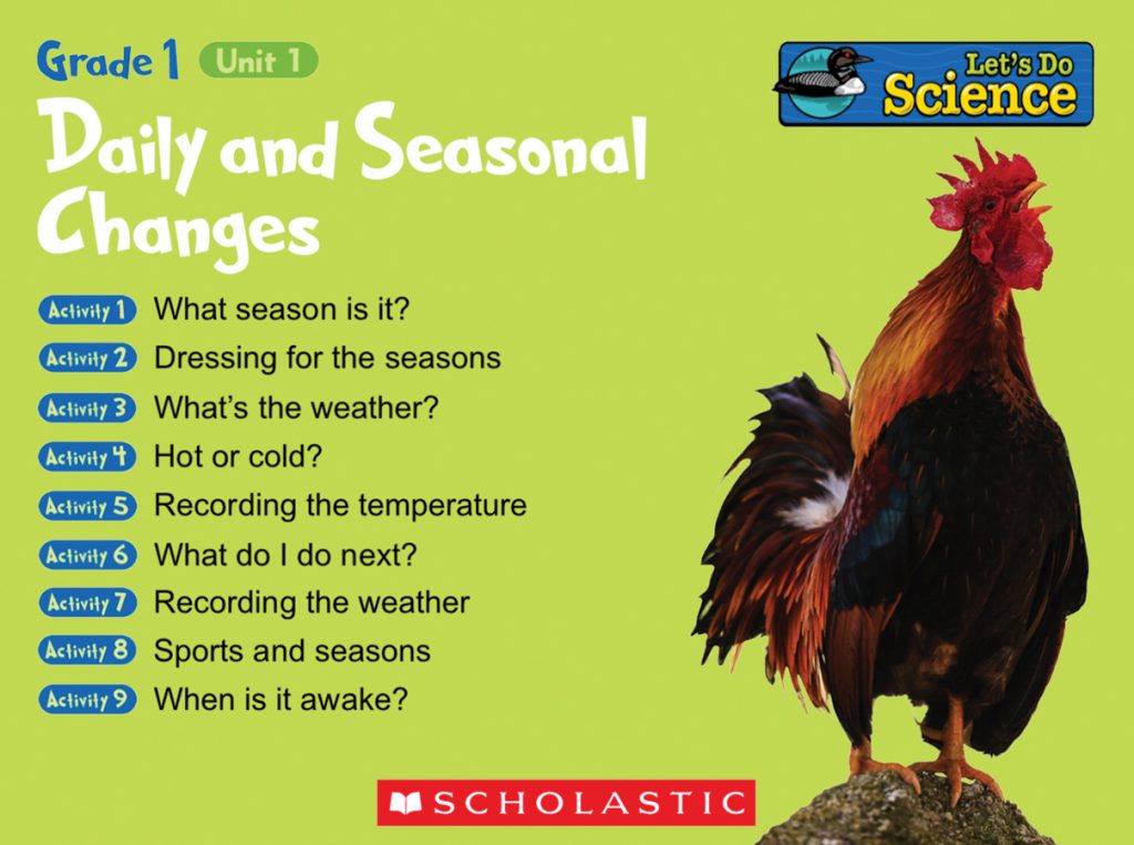Image of IWB Activities home page with title, list of activities, and photo of rooster